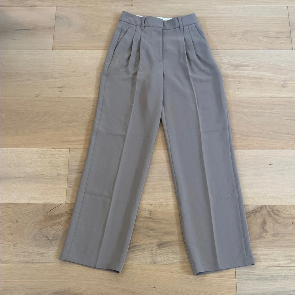 Aritzia Taupe Trousers - Picture 2 of 3